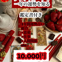 タロット一年運勢占い　鑑定書付き