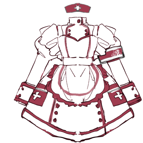 【受注品】 cherrypick×RENARD sweet costume✧˚₊‧☽  🩺Healing Nurse