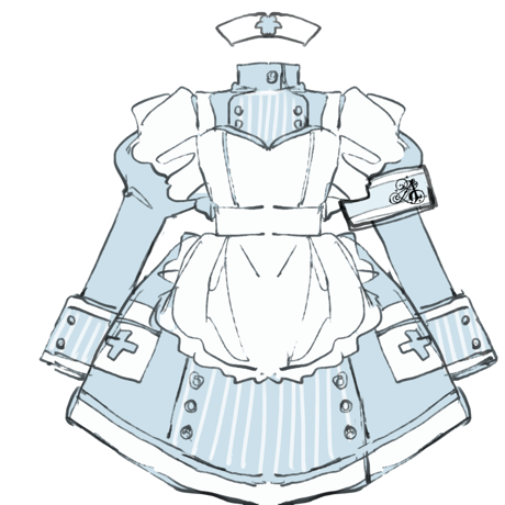 【受注品】 cherrypick×RENARD sweet costume✧˚₊‧☽  🩺Healing Nurse