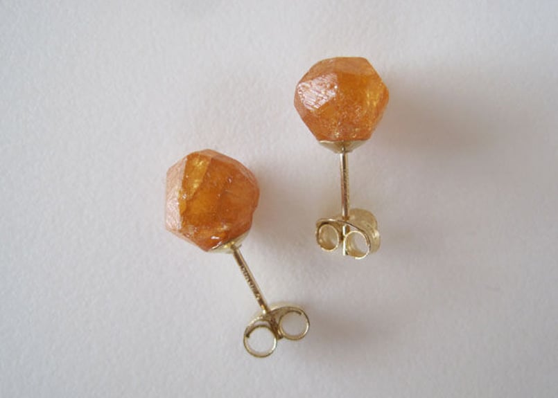 高品質 マンダリン(スぺサルティン)ガーネット ビーズネックレス 50cm 高品質 マンダリン(スぺサルティン)ガーネット ビーズネックレス