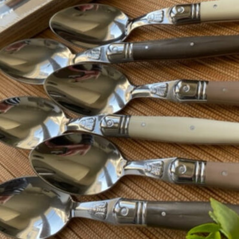 木箱カフェスプーン6本6Laguioleラギオールティースプーン15cm 木箱カフェスプーン6本6Laguioleラギオールティースプーン15cm
