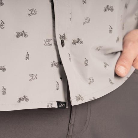 RAMBLER STRETCH SHIRT<MONUMENT>