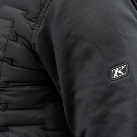 【取寄商品】BOULDER STRETCH DOWN HYBRID HOODIE<BLACK>