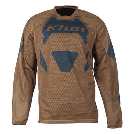 MOJAVE JERSEY<QUEST GOLDEN BROWN - PETROL>