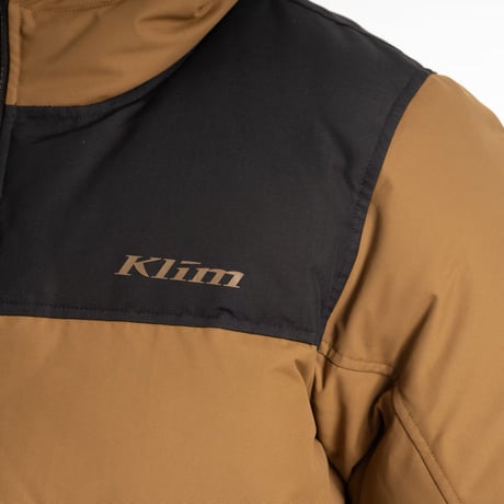 SAWTOOTH DOWN HOODED JACKET<BREEN - BLACK>