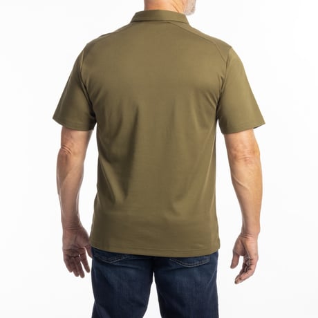 ATLAS POLO<DARK OLIVE>