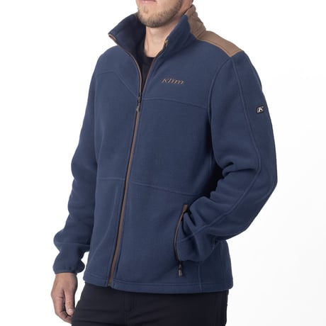 TETON CREST FLEECE JACKET<INSIGNIA BLUE - COCOA BROWN>