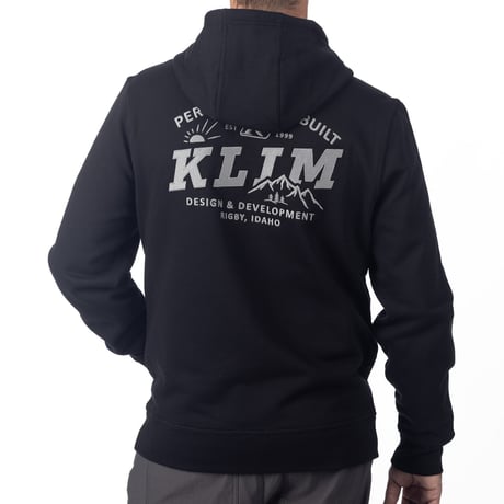 LOST RIVER HOODIE<BLACK - MONUMENT>