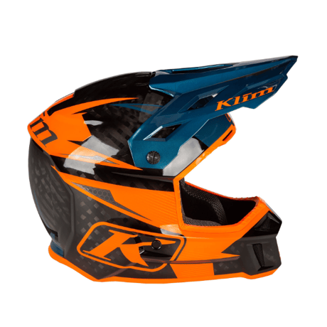 F3 CARBON PRO OFF-ROAD HELMET ECE<STRIKER PETROL ORANGE>
