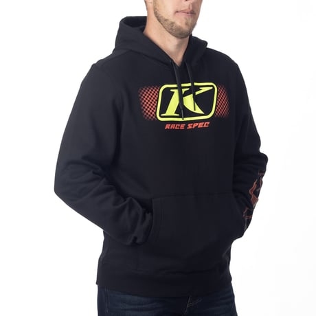 RACE SPEC HOODIE<BLACK>