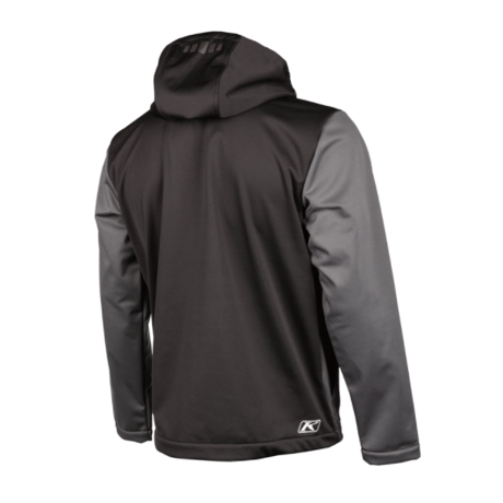 TRANSITION HOODIE< BLACK - ASPHALT>
