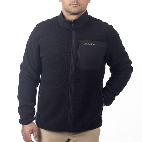 HIGH PILE JACKET<BLACK>