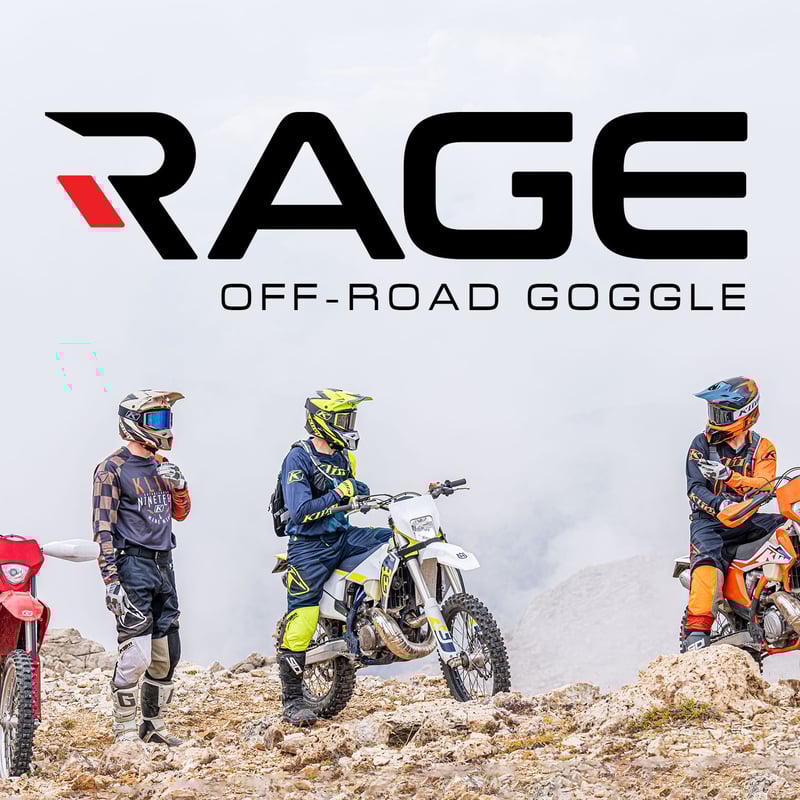 RAGE OFF-ROAD GOGGLE<COOL GRAY SILVER MIRROR LE