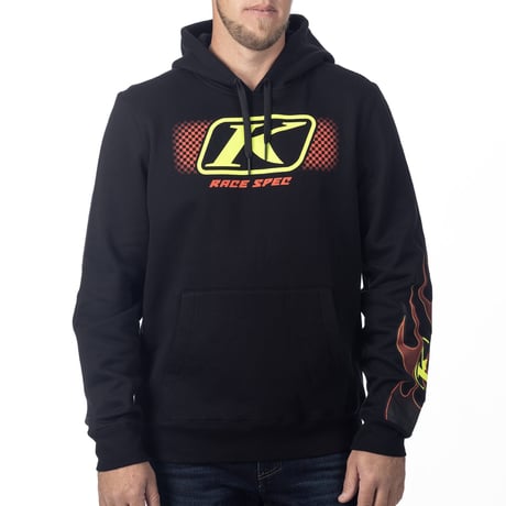 RACE SPEC HOODIE<BLACK>