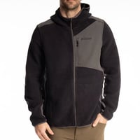 TETON CREST FLEECE HOODIE<BLACK - ASPHALT>