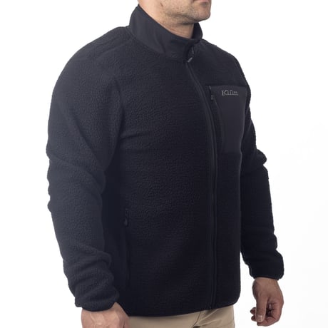 HIGH PILE JACKET<BLACK>
