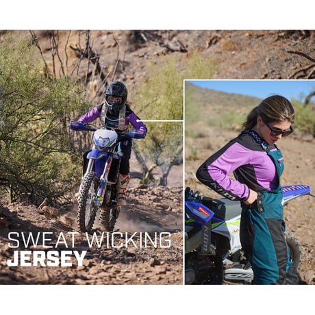 【女性用】REBELLE JERSEY<ASPHALT - BLACK>