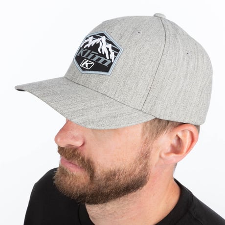 GLACIER HAT<GRAY HEATHER - BLACK>