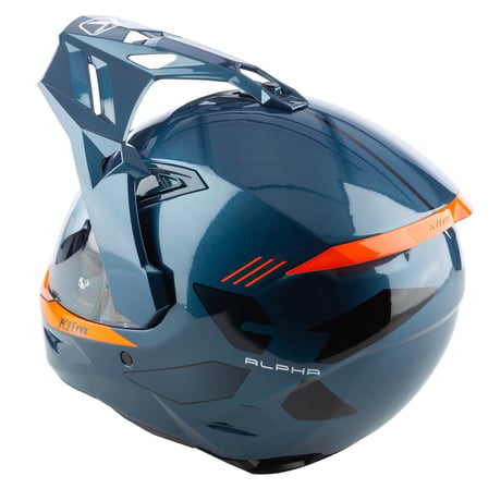X1 ALPHA HELMET ECE/DOT<GLOSS CONCEPT PETROL - STRIKE ORANGE>