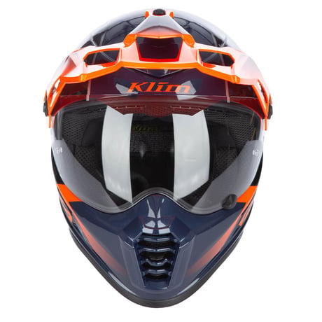 KRIOS PRO HELMET ECE/DOT<ECHO GLOSS BLACK - STRIKING ORANGE - PETROL>