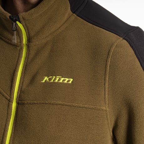 TETON CREST FLEECE JACKET<DARK OLIVE - BLACK>