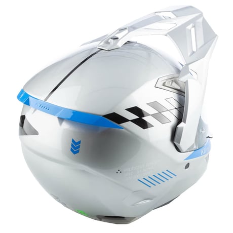 X1 ALPHA HELMET ECE/DOT<GLOSS CONCEPT HIGH-RISE - ELECTRIC BLUE LEMONADE>