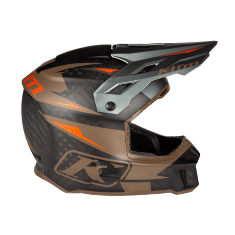 【取寄商品】F3 CARBON PRO OFF-ROAD HELMET ECE<STRIKER POTTER'S CLAY>