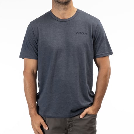 MOUNTAIN PEAK TRI-BLEND TEE<NAVY FROST - DRESS BLUES>