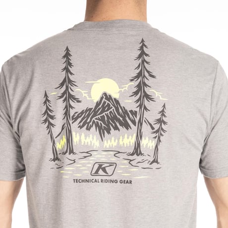 HAWLEY TRI-BLEND TEE<HEATHERED GRAY - HI-VIS>