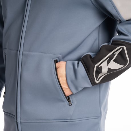 STEALTH HOODIE<BLUE FUSION - BLACK>