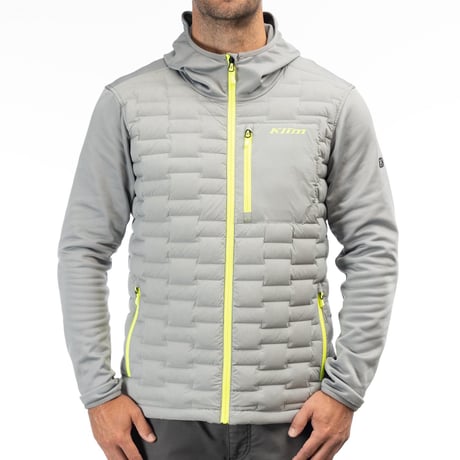 【取寄商品】BOULDER STRETCH DOWN HYBRID HOODIE<MONUMENT>
