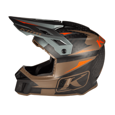 【取寄商品】F3 CARBON PRO OFF-ROAD HELMET ECE<STRIKER POTTER'S CLAY>