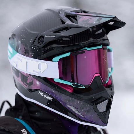 【取寄商品】ALTITUDE 2.0 CARBON FIBER HELMET<Galaxy - Gloss Finish>　snow向け
