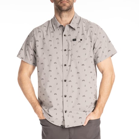 RAMBLER STRETCH SHIRT<MONUMENT>