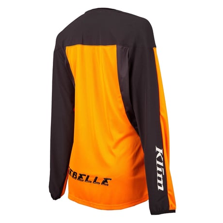 【女性用】REBELLE JERSEY<EMBER ORANGE - BLACK>