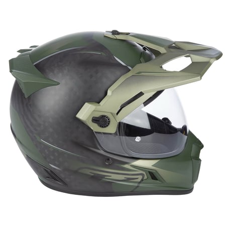 KRIOS PRO HELMET ECE/DOT<ECHO MATTE BLACK - RIFLE GREEN - OIL GREEN>