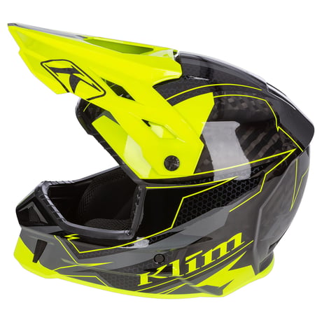 F3 CARBON HELMET ECE<VELOCITY BLACK - HI-VIS>
