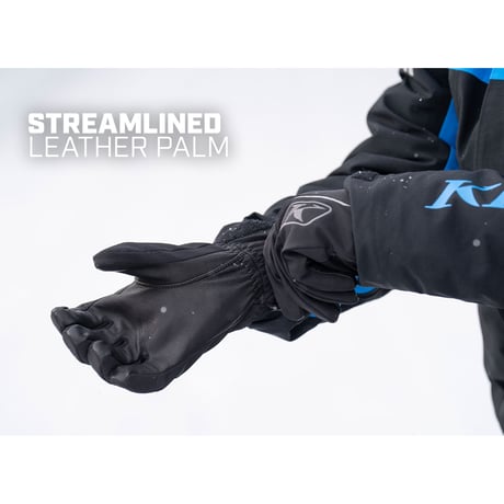 【取寄商品】KLIMATE GAUNTLET GLOVE<ASPHALT - ELECTRIC BLUE LEMONADE>