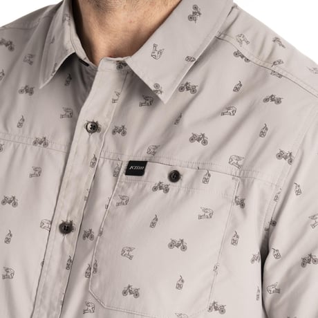 RAMBLER STRETCH SHIRT<MONUMENT>