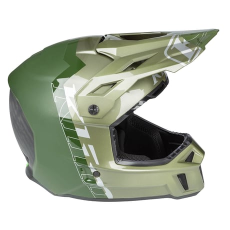 【取寄商品】F3 CARBON PRO OFF-ROAD HELMET ECE<TILT GLOSS RIFLE GREEN - OIL GREEN>