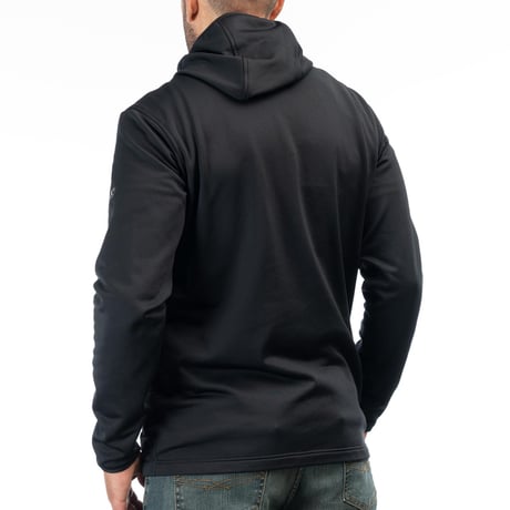 【取寄商品】BOULDER STRETCH DOWN HYBRID HOODIE<BLACK>