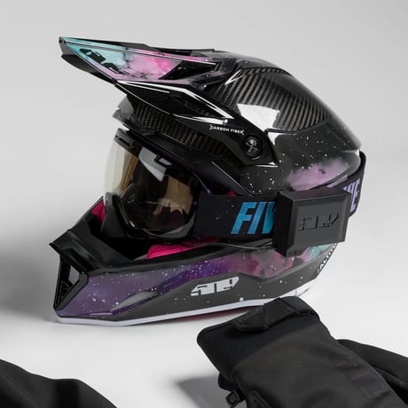 【取寄商品】ALTITUDE 2.0 CARBON FIBER HELMET<Galaxy - Gloss Finish>　snow向け