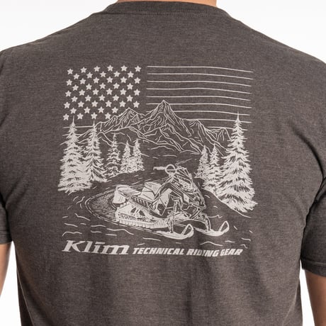 FRONTIER TRI-BLEND TEE<HEATHERED CHARCOAL - HIGH-RISE>