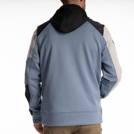 STEALTH HOODIE<BLUE FUSION - BLACK>
