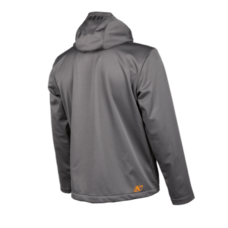 TRANSITION HOODIE  ASPHALT - STRIKE ORANGE