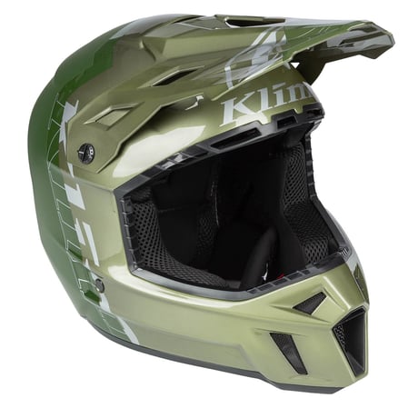 【取寄商品】F3 CARBON PRO OFF-ROAD HELMET ECE<TILT GLOSS RIFLE GREEN - OIL GREEN>