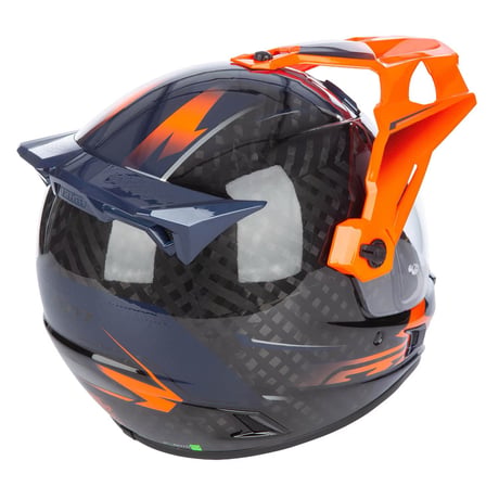 KRIOS PRO HELMET ECE/DOT<ECHO GLOSS BLACK - STRIKING ORANGE - PETROL>