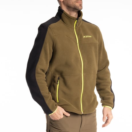 TETON CREST FLEECE JACKET<DARK OLIVE - BLACK>