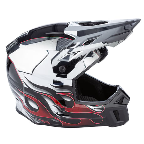 F3 CARBON HELMET ECE<SCORCHED CHROME>