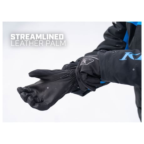 KLIMATE GLOVE<BLACK - ELECTRIC BLUE LEMONADE>
